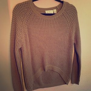 Beige knit sweater